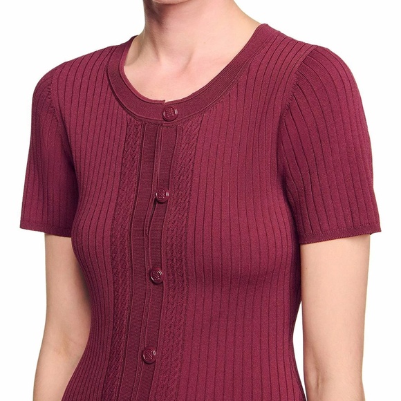 Milla Short Sleeve Knit Maxi Dress - Picture 2 of 6